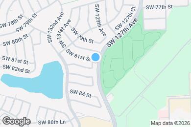 Map image of the property - 8111 SW 129th Ave