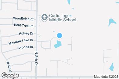 Map image of the property - 1104 Meadow Lake Dr