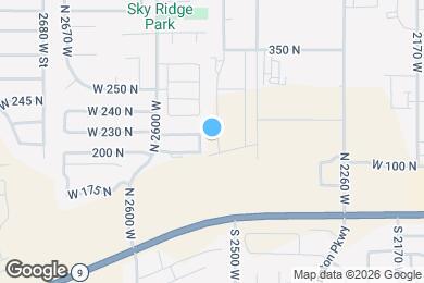 Map image of the property - 127 N 2480 W
