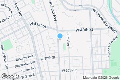 Map image of the property - 3925 Roland Ave