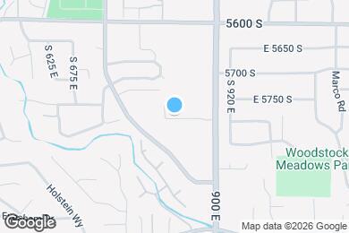 Map image of the property - 5720 S 900 E