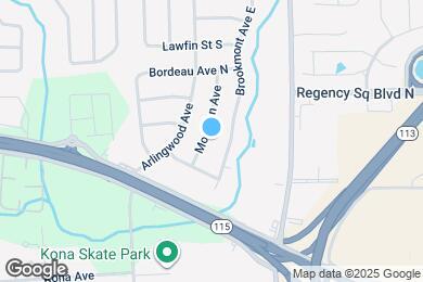 Map image of the property - 747 Moravon Ave