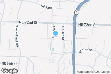 Map image of the property - 7101 N Park Ave