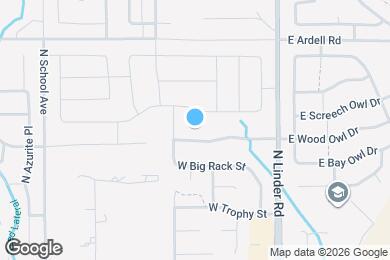 Map image of the property - 372 W Wood Owl Dr