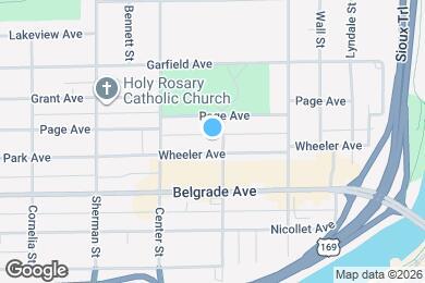 Map image of the property - 408 W Wheeler Ave