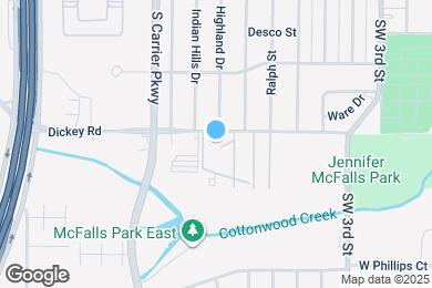 Map image of the property - Cottonwood Park Village