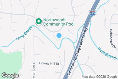 Map image of the property - 1610 Oak Knoll Ln