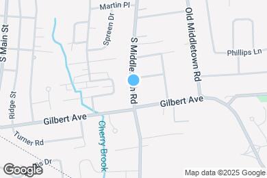 Map image of the property - 190 S Middletown Rd