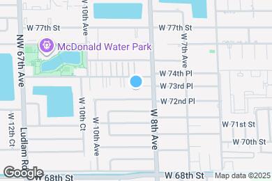 Map image of the property - 848 W 73rd Pl