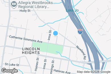 Map image of the property - 2125 Jennings St
