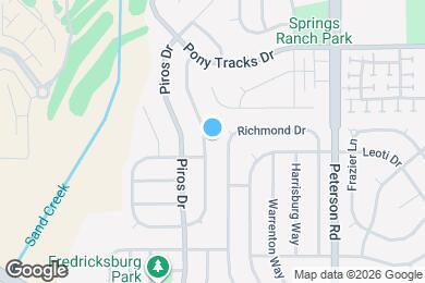 Map image of the property - 2935 Haystack Dr