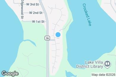 Map image of the property - 298 N Crooked Lake Ln