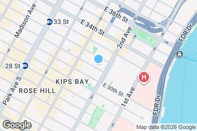 Map image of the property - 241 E 31st St