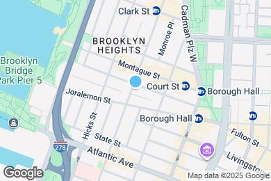Map image of the property - 100 Remsen St