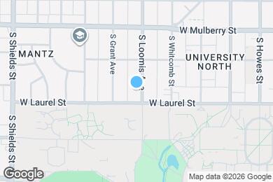 Map image of the property - 639 S Loomis Ave