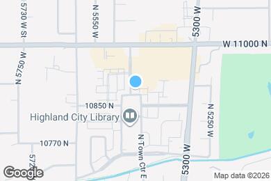 Map image of the property - 10889 N Obsidian Spur
