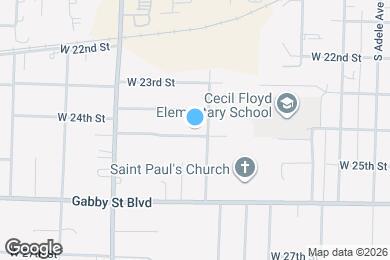 Map image of the property - 2611 W 24th St