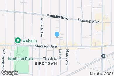 Map image of the property - 1626 Ridgewood Ave
