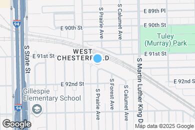 Map image of the property - 9123 S Burnside Ave