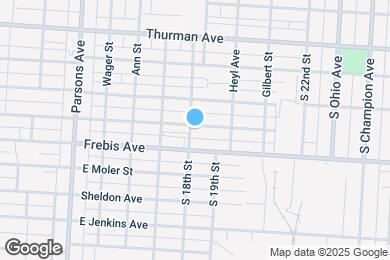 Map image of the property - 629 Hanford St
