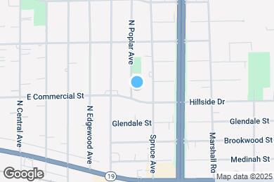 Map image of the property - 307 Poplar Ave