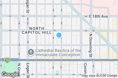 Map image of the property - 1629 N Clarkson St
