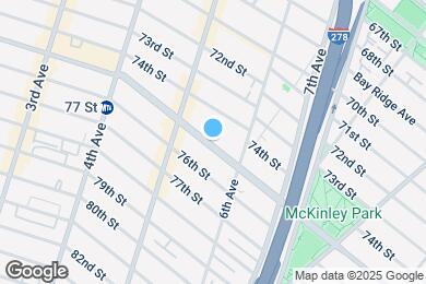Map image of the property - BAY RIDGE PARKWAY