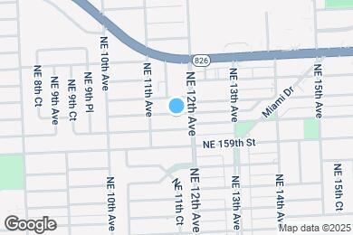 Map image of the property - 1172 NE 160th Ter