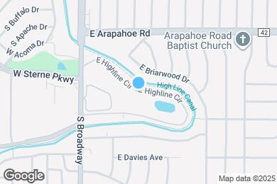 Map image of the property - 280 E Highline Cir