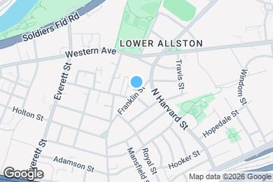 Map image of the property - 168 Franklin St