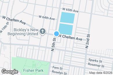 Map image of the property - 6255 N 5th St