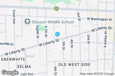 Map image of the property - 714 W Liberty St