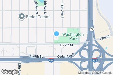 Map image of the property - 7629 Bloomington Ave S