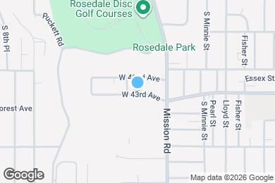 Map image of the property - 3138 W 43rd Ave