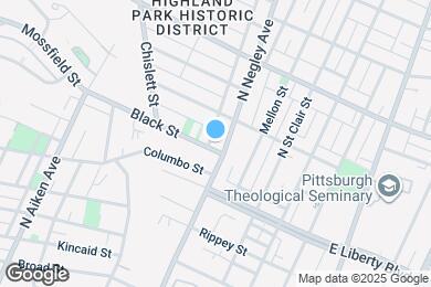 Map image of the property - Negley Apartments