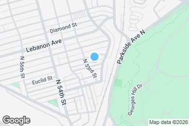 Map image of the property - 5223 Euclid St