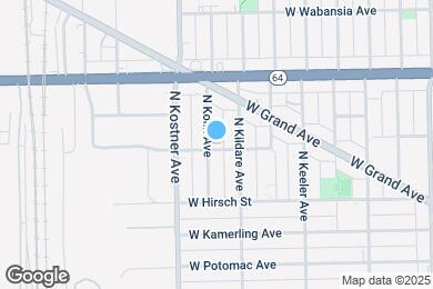 Map image of the property - 1501 N Kolin Ave