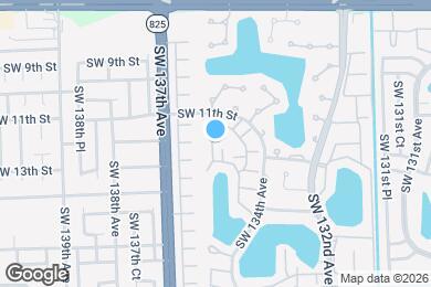 Map image of the property - 13566 SW 11th Ln