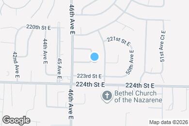 Map image of the property - 22219 47th Ave E
