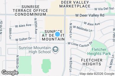 Map image of the property - 8370 W Salter Dr
