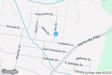 Map image of the property - 1305 Raden Dr