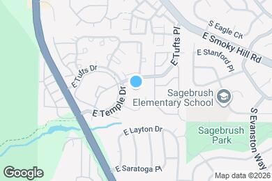 Map image of the property - 14282 E Tufts Pl