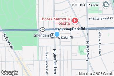 Map image of the property - 969 W Dakin St