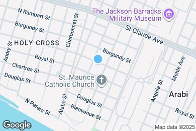 Map image of the property - 6116 Dauphine St