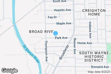 Map image of the property - 1312 Park Ave