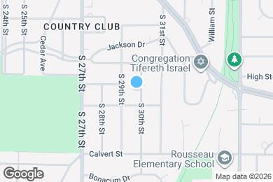 Map image of the property - 3211 S 30th St