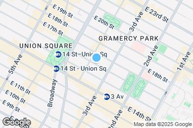 Map image of the property - Luxury Gramercy Park 1 Bedroom