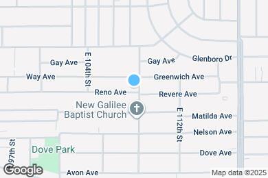 Map image of the property - 10809 Reno Ave