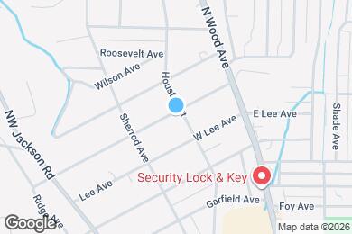 Map image of the property - 203 Seymore Ave