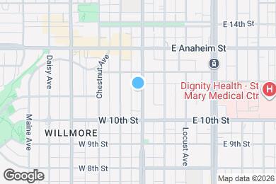 Map image of the property - 1115 Pacific Ave